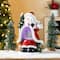 Glitzhome® 100mm Christmas Resin Lighted Snowflakes Snowman Waterglobe